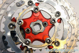 Vintage FSA Afterburner Crankset: Forged & CNC, Silver/Red, 175mm, XTR Rings 48/38/24t, 110/74mm RARE!