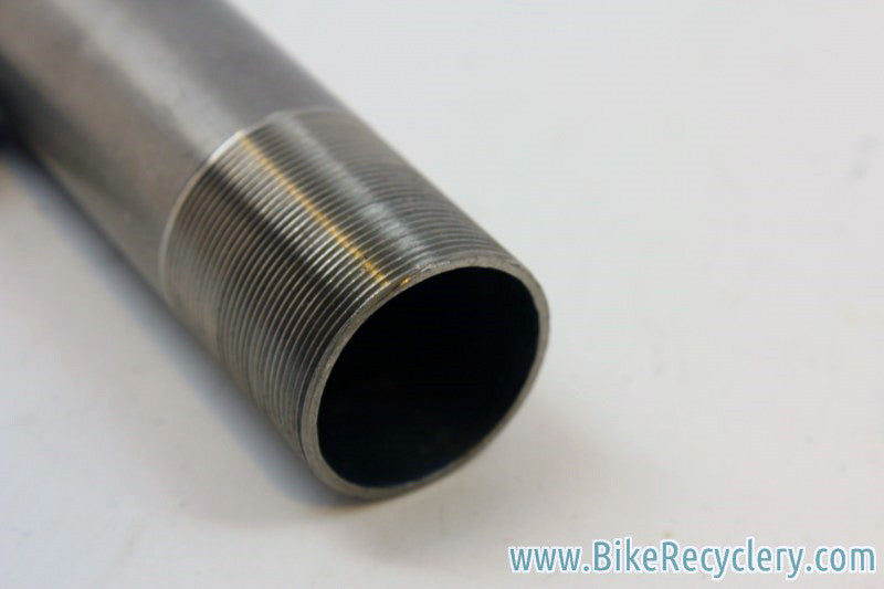 1990's McMahon Titanium Steer Tube & Crown for Retro Manitou Fork: 1 1/8" Threaded