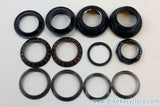Paramount Stronglight A9 Headset: Needle Bearing, Alloy, 1980's Black English Threads