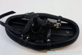 Vintage Cinelli Leather Helmet / Hairnet: Size 7, Black, NOS?