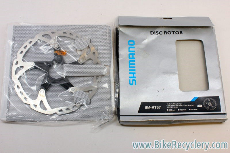 NEW Shimano SLX 180mm Centerlock Rotor, SM-RT67 w/ Lockring