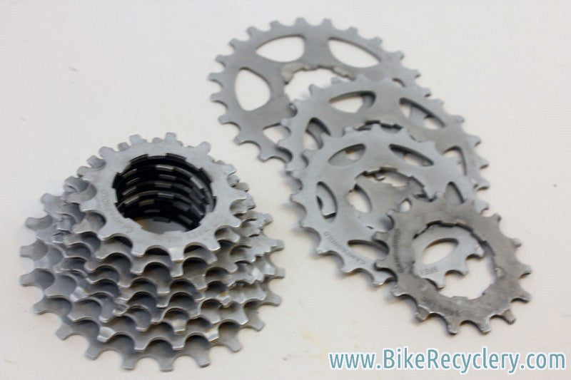 Campagnolo CS-8AL ALLOY 8 Speed Cassette & Spare Cogs: 13-23t, 115g, RARE!