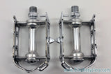 Early 1960's Campagnolo Record Pedals w/ Strap Loop: #1037, Near MINT