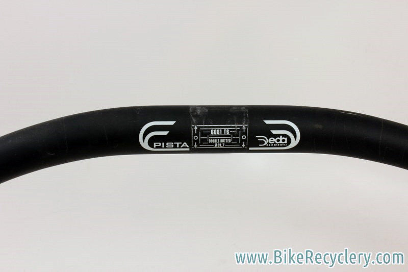 Deda Pista Handlebars: 40cm x 31.8mm, Black