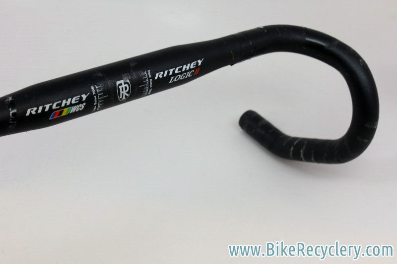 Ritchey WCS Logic II Road Drop Handlebars: 44cm x 31.8mm, Black