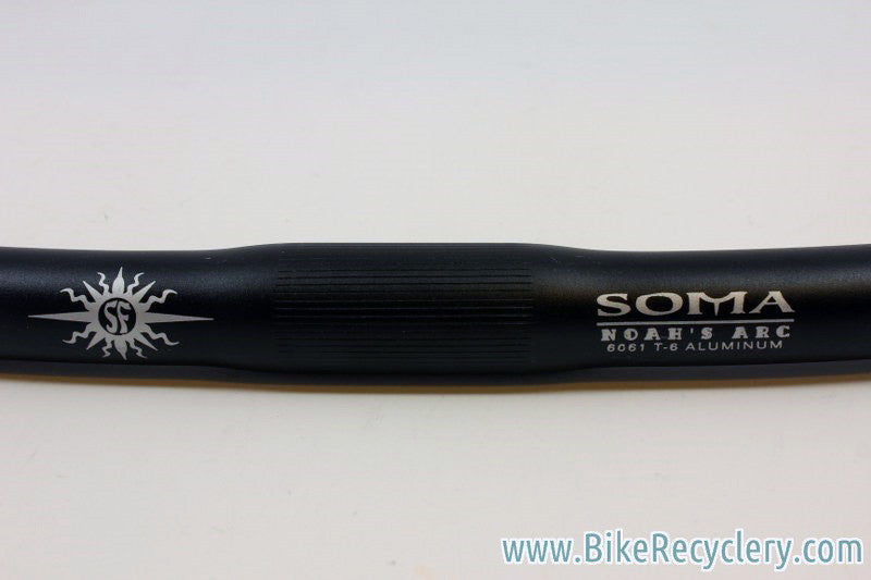 Noah's Arc Townie Handlebar: Black, 590mm x 25.4mm, Black NEW