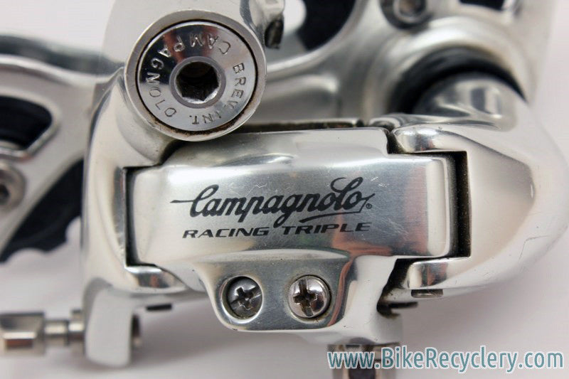 Campagnolo Racing T Rear Derailleur: 1st Gen 8-Speed Triple Long Cage, Near Mint