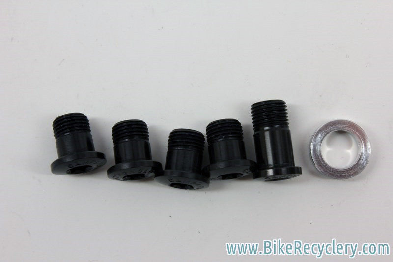 NEW Campagnolo 11-Speed Super Record Chainring Bolts: Black RD-SR200