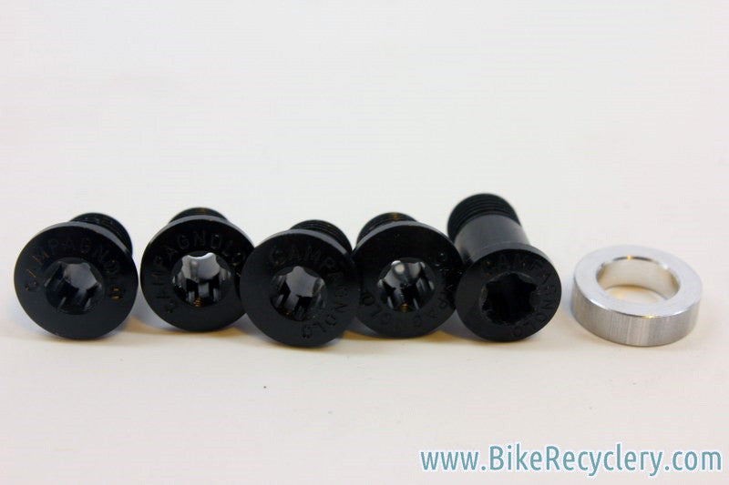NEW Campagnolo 11-Speed Super Record Chainring Bolts: Black RD-SR200