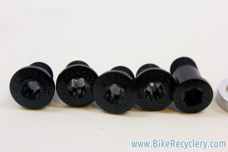 NEW Campagnolo 11-Speed Super Record Chainring Bolts: Black RD-SR200