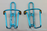 Turquoise Water Bottle Cages: Italian "Elite" (pair)