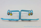 Turquoise Water Bottle Cages: Italian "Elite" (pair)