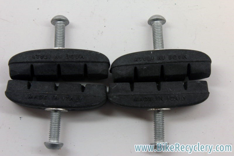 NOS Campagnolo Cantilever Pads, Threaded: For Centaur Euclid Cantilever & U-Brakes (two pairs)