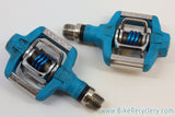Crank Brothers Candy SL Clipless Pedals: Turquoise, 290g, EXC+