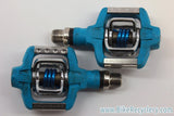 Crank Brothers Candy SL Clipless Pedals: Turquoise, 290g, EXC+