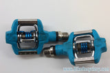 Crank Brothers Candy SL Clipless Pedals: Turquoise, 290g, EXC+