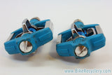 Crank Brothers Candy SL Clipless Pedals: Turquoise, 290g, EXC+