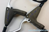 Vintage Hayes Mag G1 Disc Brakes: Purple Logo Dangerboy Levers