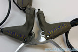 Vintage Hayes Mag G1 Disc Brakes: Purple Logo Dangerboy Levers