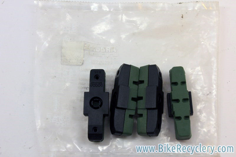 NIB/NOS Magura Hydraulic Rim Brake Pads: Green, Set of 4
