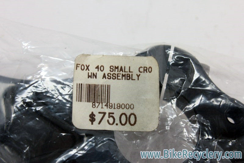 NEW Fox 40mm Crown, Upper: 1 1/8", Black, DH Fork
