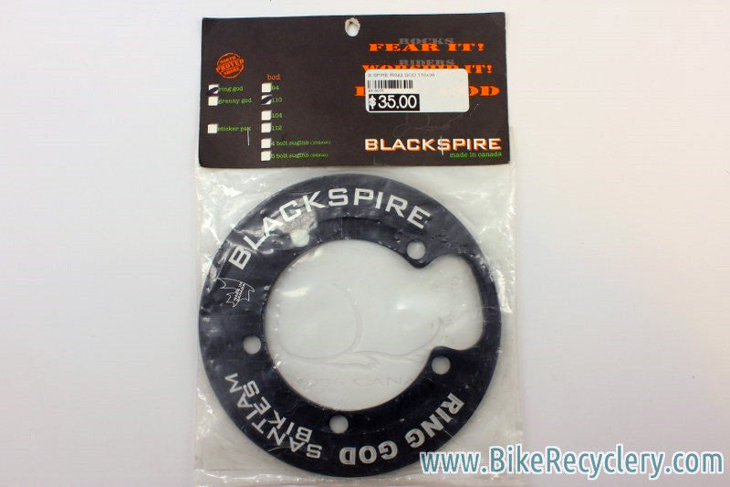 NOS/NIB Blackspire Ring God Bash Guard: 110mm BCD,  36/38t Black