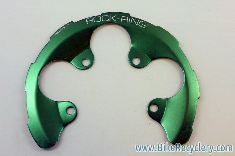 NOS Rock Ring Bash Guard: 1990's Anodized Green, 94mm, 40/42t