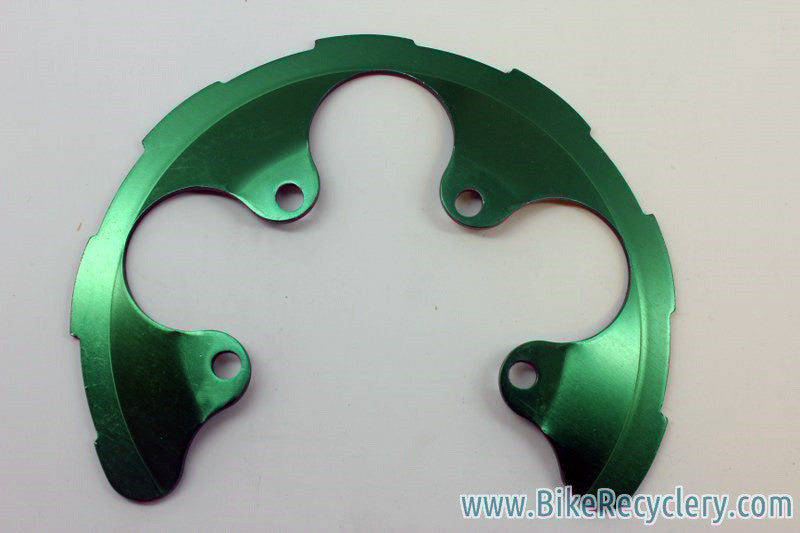 NOS Rock Ring Bash Guard: 1990's Anodized Green, 94mm, 40/42t
