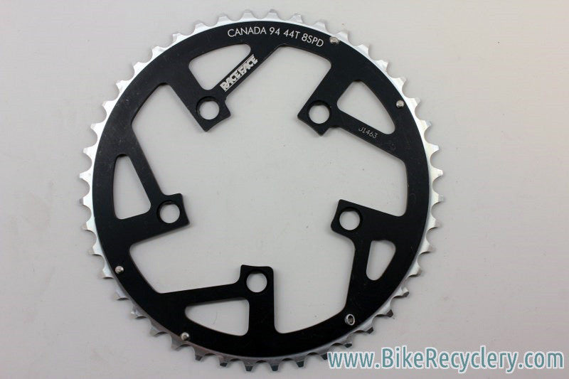 NOS Raceface 5-bolt 94 BCD Chainring: 44t Black, 8-Speed, 1990's