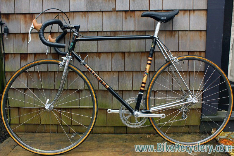 1981 Hetchins Keyhole Spade Custom Road Bike: 55.5cm (c-c), Bob Jackson Built, Top Spec Build, Barely Ridden & Mint, Black w/ Full Chrome Stays/Fork