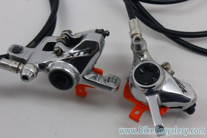Shimano XTR Trail BR-M985 Disc Brakeset: 160/180mm Rotors, Long Hoses