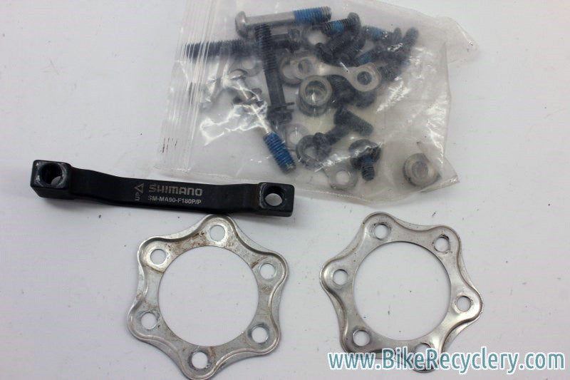 Shimano XTR Trail BR-M985 Disc Brakeset: 160/180mm Rotors, Long Hoses
