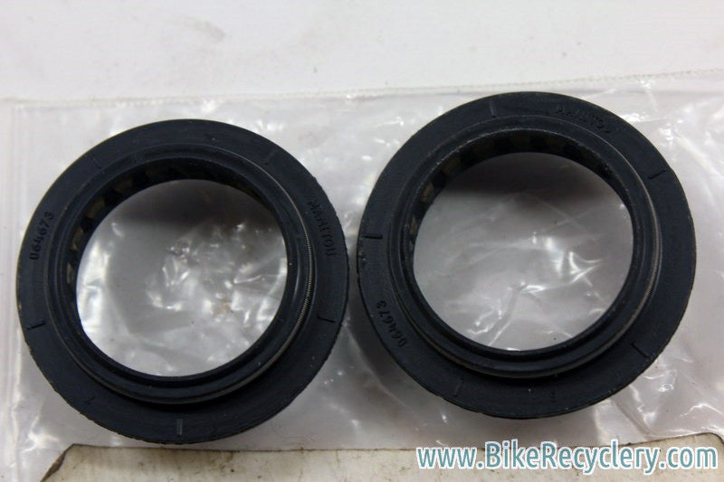 NOS Manitou 30mm Fork Stanchion Wipers (pair_