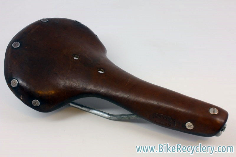 LOVELY Trimmed Ideale 80 Record Leather Saddle: Swallow-Shaped, Show Bike Condition