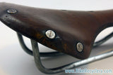 LOVELY Trimmed Ideale 80 Record Leather Saddle: Swallow-Shaped, Show Bike Condition