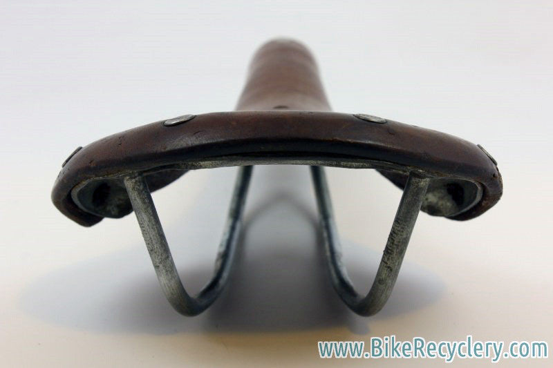 LOVELY Trimmed Ideale 80 Record Leather Saddle: Swallow-Shaped, Show Bike Condition