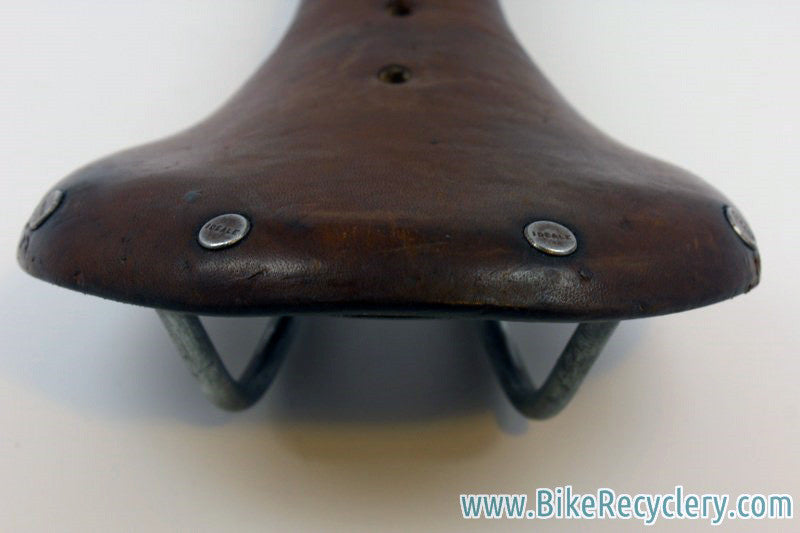 LOVELY Trimmed Ideale 80 Record Leather Saddle: Swallow-Shaped, Show Bike Condition