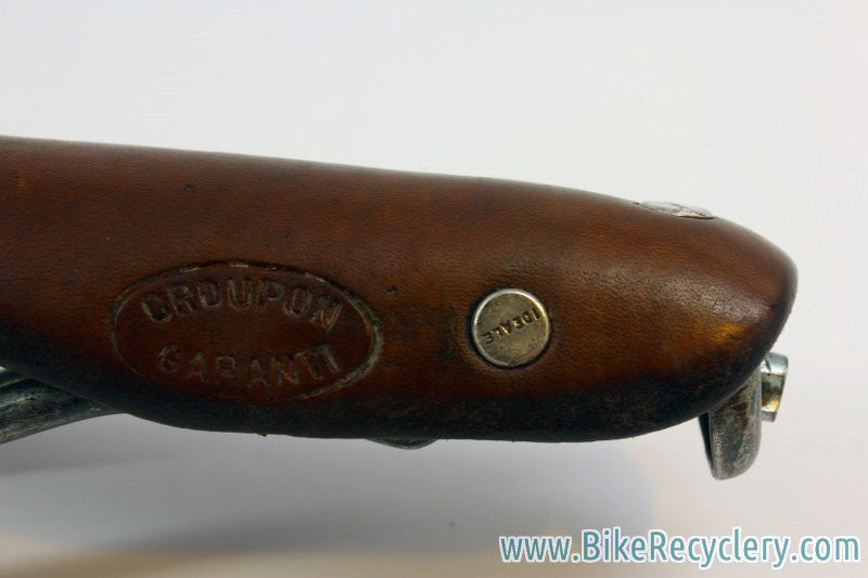 LOVELY Trimmed Ideale 80 Record Leather Saddle: Swallow-Shaped, Show Bike Condition