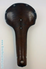 LOVELY Trimmed Ideale 80 Record Leather Saddle: Swallow-Shaped, Show Bike Condition