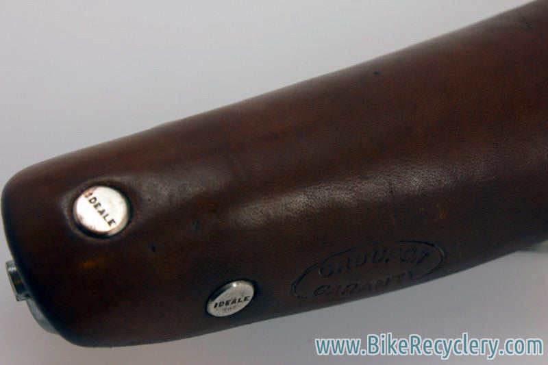 LOVELY Trimmed Ideale 80 Record Leather Saddle: Swallow-Shaped, Show Bike Condition
