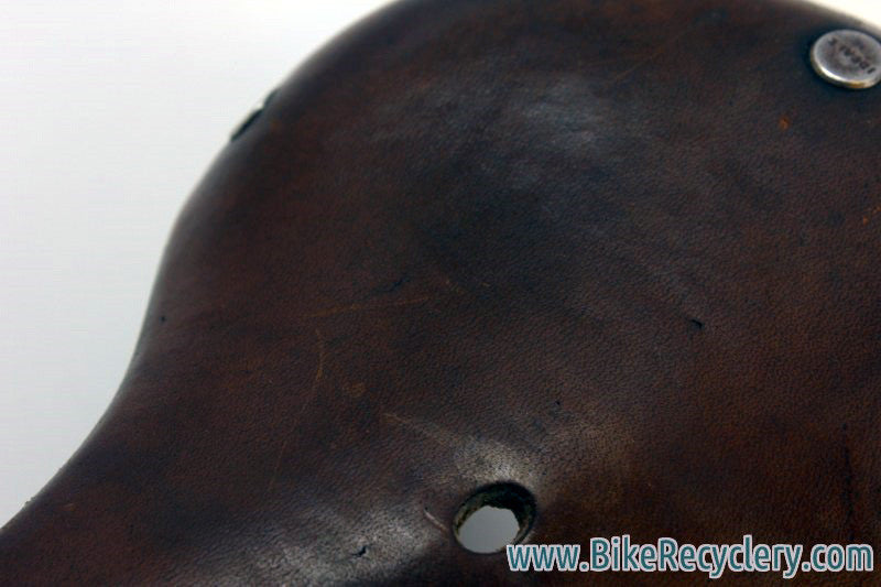 LOVELY Trimmed Ideale 80 Record Leather Saddle: Swallow-Shaped, Show Bike Condition