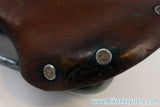 LOVELY Trimmed Ideale 80 Record Leather Saddle: Swallow-Shaped, Show Bike Condition