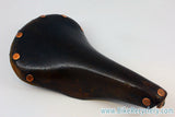 Vintage Brooks Professional Leather Saddle: Brown