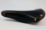 Vintage Brooks Professional Leather Saddle: Brown