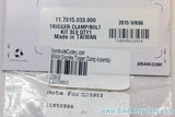 SRAM Discrete Trigger Clamp Assembly: For Rear Shifter-  XX1, X01, X1, 07-15 X0, X9, 10-15 X7 Silver