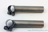 F.B. Ti Bar Ends: Titanium, 1990's, 101g