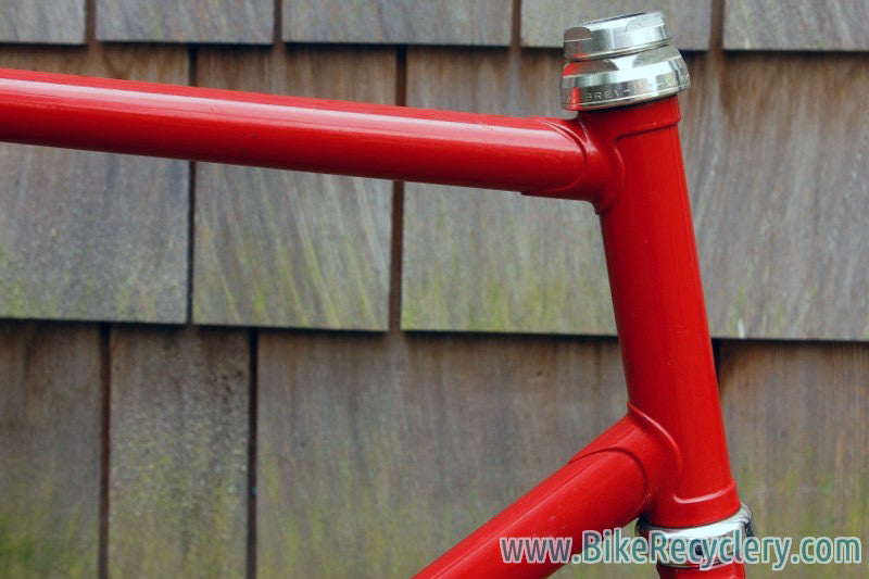 Vintage Italian Pista Frame / Fork: 55.5cm (c-t), Long Dropouts, Thin Stays, Flat Crown (No Headset)