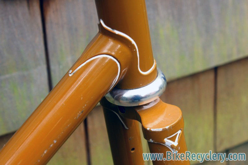 Livery Prototype Track Frame/Fork: Yoke Chainstay, Fancy Lugs & Dropouts, Columbus Steel, 53cm (c-t)