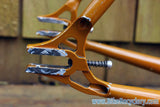 Livery Prototype Track Frame/Fork: Yoke Chainstay, Fancy Lugs & Dropouts, Columbus Steel, 53cm (c-t)