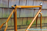 Livery Prototype Track Frame/Fork: Yoke Chainstay, Fancy Lugs & Dropouts, Columbus Steel, 53cm (c-t)